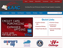 Tablet Screenshot of kaac.com